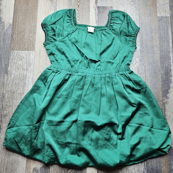 CrewCuts By J. Crew Girl's Size 4 Green Bubble Dress - Picture 1 of 6